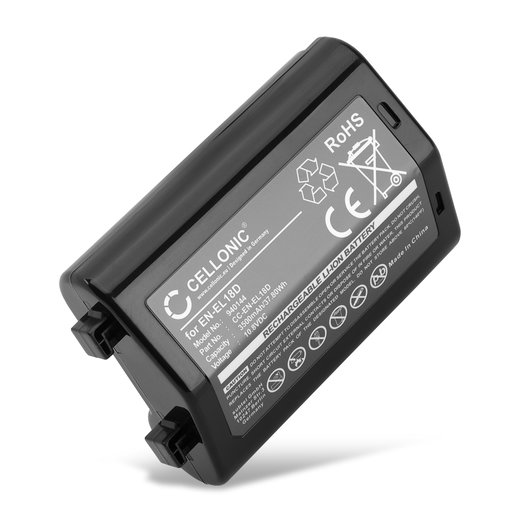 Battery for Nikon D6, Z 9, EN-EL18d 3500mAh 10.8V from CELLONIC