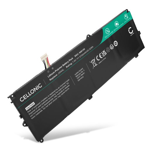 Batería HP para ordenador portátil HP Elite x2 1012 G2, HSN-I07C, J104XL 5700mAh 7.6V  de CELLONIC