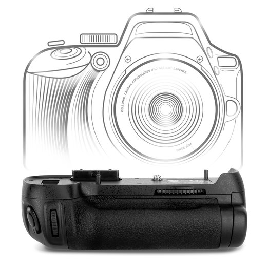 MB-D12 akkukahva Nikon D800, D800E, D810, D810A, D810E kameraan – EN-EL15 pystykuvauskahva