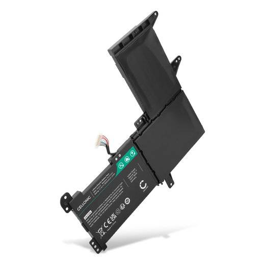 Batterie pour ASUS Vivobook S15 S510UQ, S15 S510UA, S15 S510UF, 15 X510UA, B31N1637 (3ICP5/57/81), B31Bi9H 11.4V 3600mAh de CELLONIC
