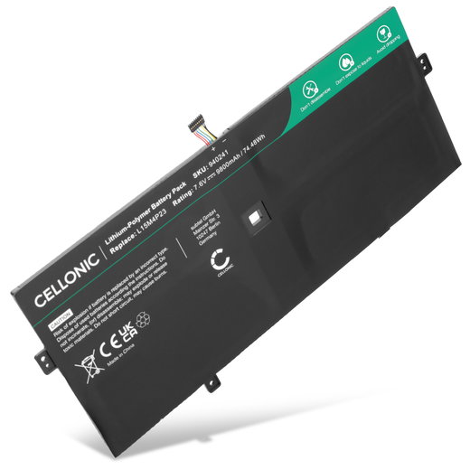 Akku für Lenovo Yoga 910-13IKB Laptop - 9800mAh 7.68V 