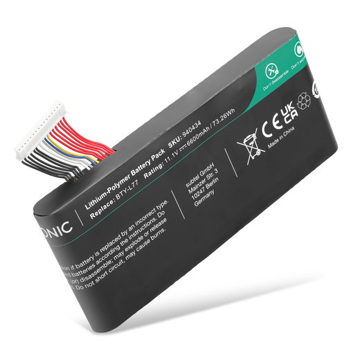 Batería MSI para ordenador portátil MSI GT72 2QE, GT72S 6QE, GT72 6QD, GT72VR 6RD, GT72 2QD, GT72VR 7RE, GT72VR 6RE 6600mAh 11.1V  de CELLONIC
