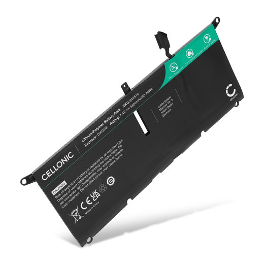 Batería Dell para ordenador portátil Dell XPS 13 9380, XPS 13 9390, DXGH8, G8VCF, H754V 5500mAh 7.4V  de CELLONIC