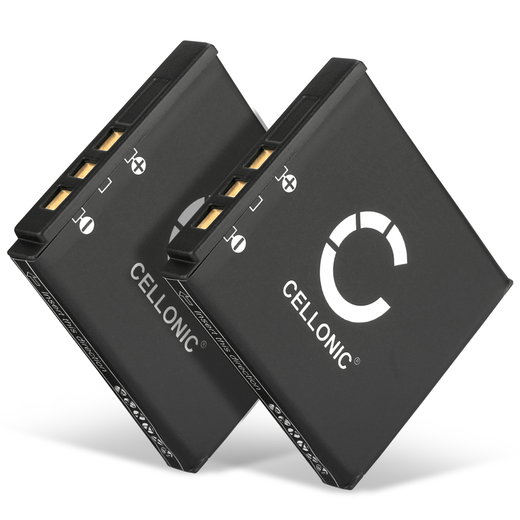 2x Batería para cámaras Medion Life P42010, Life X47002, P43010, P47350, Life S47000, VG0376122100001 700mAh 3.6V - 3.7V de CELLONIC