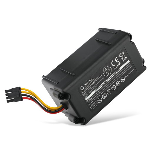 Batería para Cecotec CONGA 1390, CONGA 1290, CONGA 1490, CONGA 1590, Proscenic 790T, 780T, Zoef Robot Sjaan, Vileda VR302 - Batería Robot Aspirador 3000mAh de CELLONIC