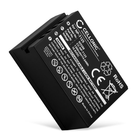 NP-T125 accu voor FujiFilm GFX 50s GFX Medium Format - 1300mAh vervangende accu voor camera