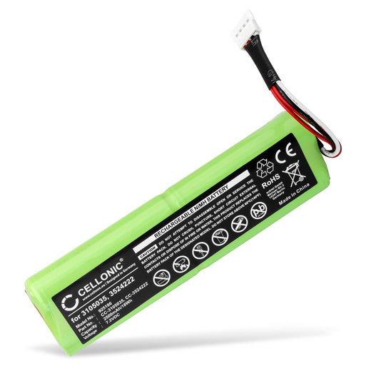 Batterij voor Fluke Ti10, Ti-10, Ti-20, Ti25, Ti-25, TiR, TiR1 3105035 3524222 Accu (2500mAh, 7.2V) van CELLONIC