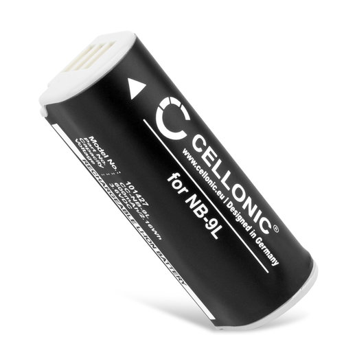 Batterie 600mAh pour appareil photo Canon IXUS 510 HS, PowerShot N - Remplacement modèle NB-9L