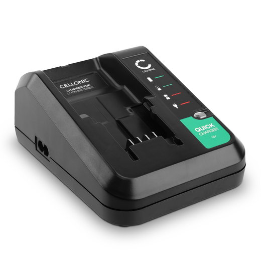 Akkulaturi Black+Decker litiumioniakuille 18V 2.5A - CELLONIC laturi korvaa laturin BDCAC202B