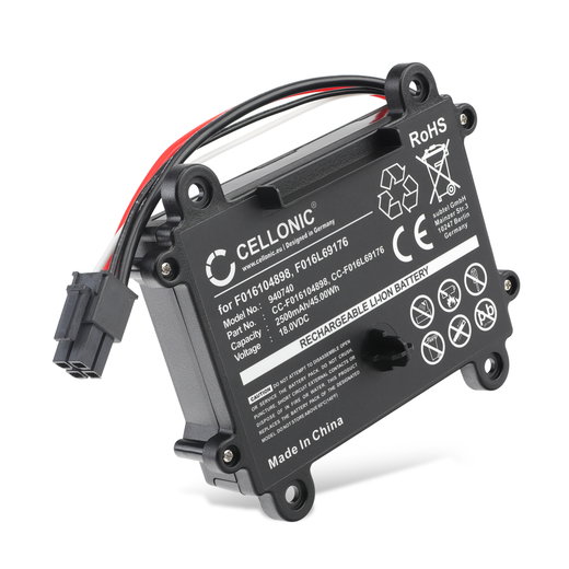 Akku työkaluun Bosch Indego 400, XS 300, S plus 400, Bosch F016L69176, F016104898 2500mAh Litiumionit tuotemerkiltä CELLONIC