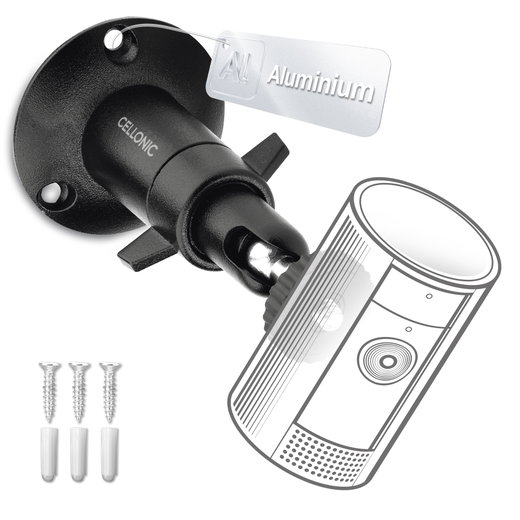 Camera Bracket Mount for Eufy eufyCam 2C / eufyCam E 1/4" Inch Thread 360° Swivel Ring Camera Mounting Bracket CCTV Security Spotlight Cam Mount - Indoor & Outdoor