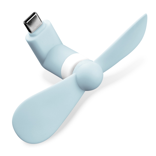 Ventilateur USB-C pour téléphone – Bleu
