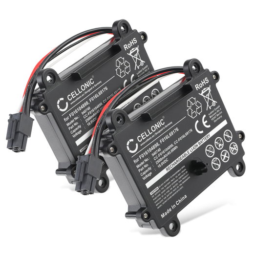 2x Akku työkaluun Bosch Indego M plus 700/ 350/400/S plus 350/S plus 400/ M 70 - F016104898, F016L69176 vaihtoakku, 18V, 2500mAh, Litiumionit