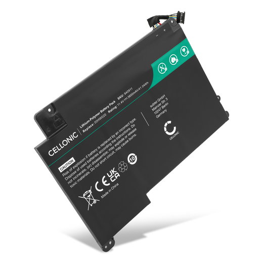 Batterie pour Lenovo ThinkPad Yoga 460, ThinkPad P40 Yoga, ThinkPad Yoga 14, 00HW020, SB10F46459, 00HW021 11.4V 3600mAh de CELLONIC