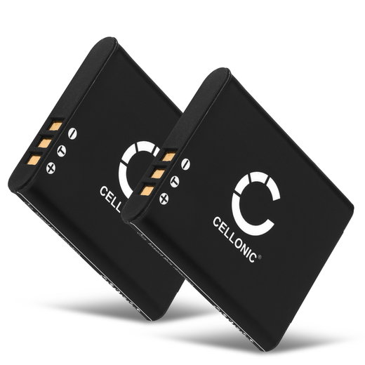 2x CELLONIC 4-261-368-01 Ersättningsbatteri för Sony MDR-100, MDR-100ABN, MDR-1RBT headset / hörlurar med 800mAh, 3.7V - reservbatteri