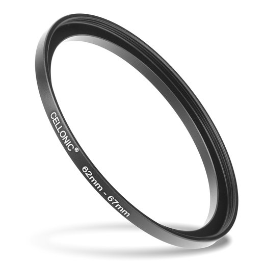 8x Step Up Ring Filteradapter Set für Canon, Nikon, Sony, Panasonic Lumix uvm: Objektiv Filtergewinde Adapter von 49mm auf 52mm, 55mm, 58mm, 62mm, 67mm, 72mm, 77mm und 82mm - Filter Gewinde Konverter