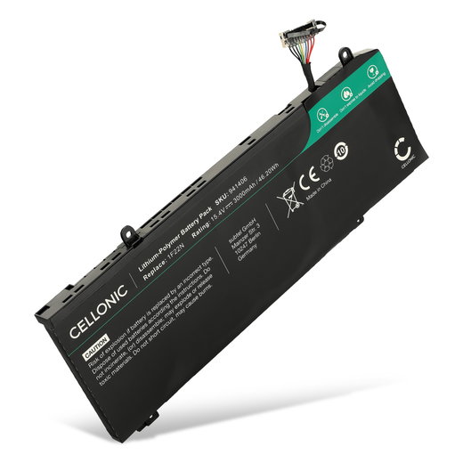 Batterij voor Dell Alienware M15 2018, M17 2019, G7 7790, G7 7590, G5 15 5590, G7 17 7790, 1F22N, XRGXX Laptop - 3000mAh 15.4V 