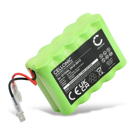 2412-3012 Ersatz Akku für Roto RT2-SF G1 / RT1-SF G1 / DS1000, DS1000S Ersatzakku 2412-3012 - Zusatzakku 2000mAh, Batterie