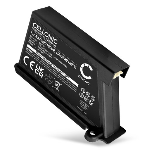 Akku imuriin LG HomBot VR9627PG, VR5906, VR6270LVMB, VR64607LV, VR34406LV, VR5901LVM, VR9647PS, VHOMBOT3 - 2600mah vaihtoakku tuotemerkiltä CELLONIC