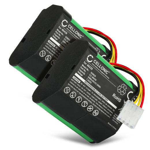 2x Batteria per Vorwerk Kobold VR100 VX100 (Vorwerk 46439 PN46439 SCM61932) 2x4500mAh di CELLONIC