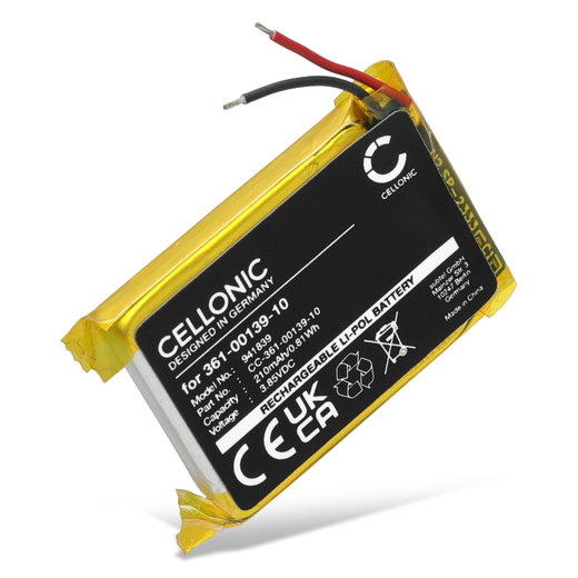 1x Batteri för Garmin Venu 2, Fenix 7S, 361-00139-10 (210mAh, 3.7V) från CELLONIC