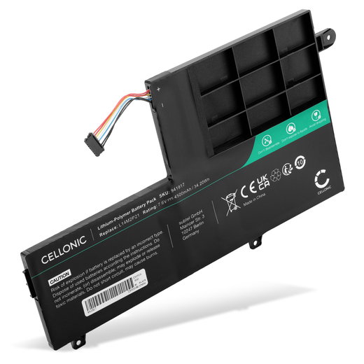 Akku für Lenovo Yoga 500-14IBD, 14ISK, 15ISK, 151BD, 15IBD, IdeaPad 320-15IKBRN, 500S-14ISK Laptop - 4500mAh 7.6V 