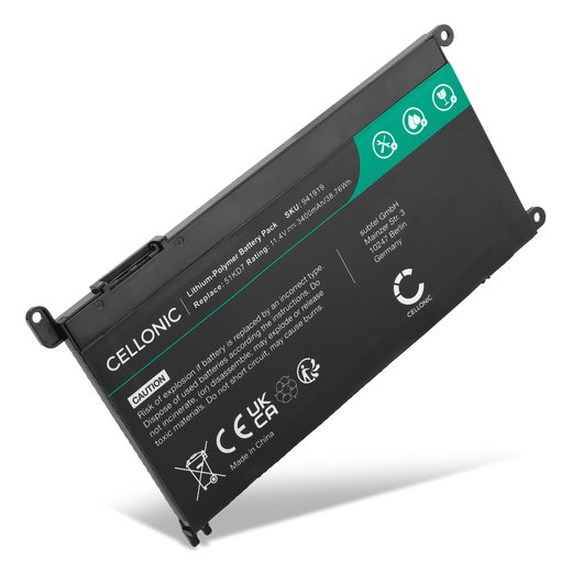Batería Dell para ordenador portátil Dell Chromebook 11, 11 3180, 11 3181, 11 3100 3400mAh 11.4V  de CELLONIC