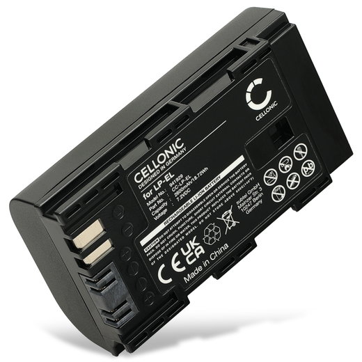 LP-EL Battery for Canon Speedlite EL‑1 (DS401231) / EL-5 Light / Lamp / Torch / Headlamp Battery Replacement - 2600mAh
