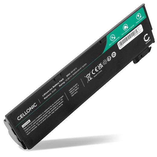 Batería Lenovo para ordenador portátil Lenovo ThinkPad X240, X250, X260, X270, L450, L460, T440, T440s, T450, T450s, T460 4400mAh 10.8V  de CELLONIC
