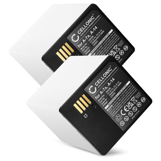 2x Akku für Arlo Go 2, Pro 3 Floodlight, Pro 4 XL, Ultra 2 XL 10400mAh von CELLONIC