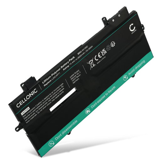 1x Batteria per portatile Lenovo ThinkPad X1 Carbon Gen 9, 10, ThinkPad X1 Yoga Gen 6, 7, Lenovo 5B10W13973, L20M4P71, 5B10W13975 ricambio per laptop 3600mAh 15.44V 