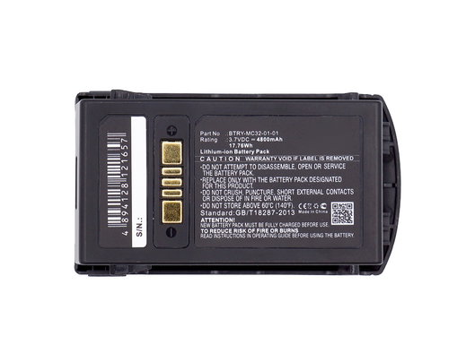 Batteria Motorola BTRY-MC32-52MA-10 per lettore di codici a barra Zebra MC3200, MC32N0, MC32N0-S Motorola MC3200, MC32N0, MC32N0-S 4800mAh 3.7V marca CELLONIC