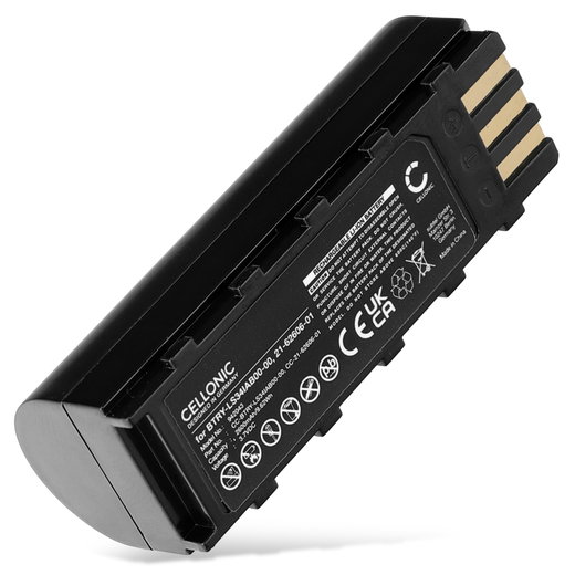 3.7V Ersatz Akku für Motorola Zebra MT2000,Motorola Symbol MT2000 Ersatzakku 2600mAh,Barcode Scanner