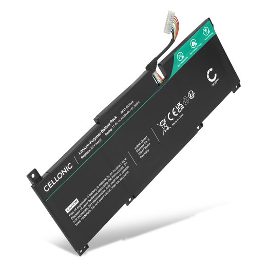1x Batteria per portatile MSI Modern 15 A5M, Modern 15 B11M, Stealth 15M A11SDK, MSI BTY-M491 ricambio per laptop 4500mAh 11.4V 