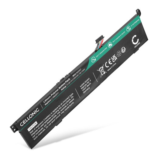 Batterie pour Lenovo IdeaPad Gaming 3, ThinkBook 15p Gen 1, IdeaPad Creator 5 15IMH05, L19M3PF7, L19D3PF4, L19M3PD9 11.4V 4100mAh de CELLONIC