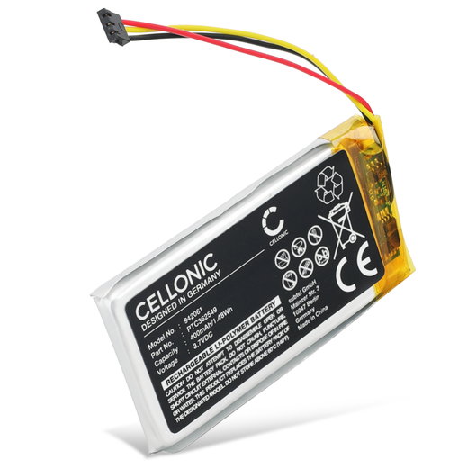 Batteria sostitutiva PTC362549 per Arlo Video Doorbell Wire-Free VMA2400-10000S Affidabile pila CELLONIC da 400mAh Lunga durata per la tua sicurezza