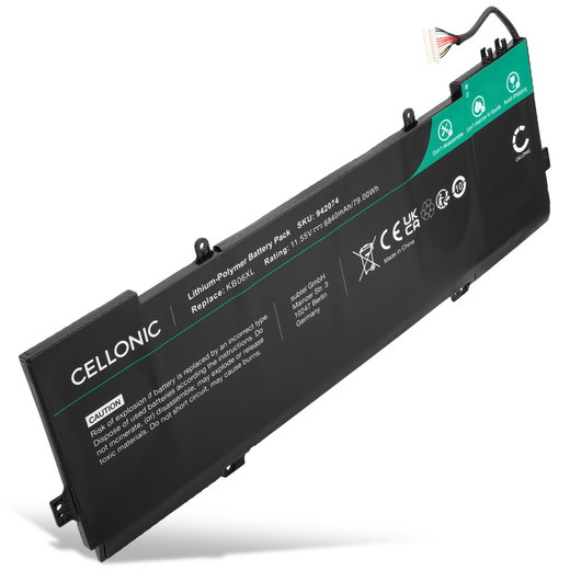 Batteri för HP Spectre x360 15 Laptop - 6840mAh 11.55V
