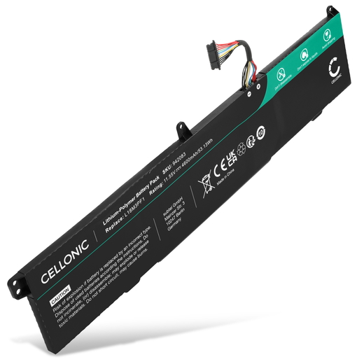 1x Batteri till Lenovo Ideapad L340 Gaming, L340-15IRH L18M3PF1 (4600mAh, 11.55V) från CELLONIC