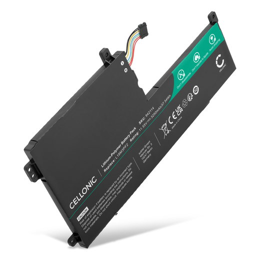 Batterie pour Lenovo IdeaPad L3-15IML05, IdeaPad L340-15API, L340-15IWL, L340-17API, L340-17IWL, V155-15API, V340-17IWL 11.55V 3250mAh de CELLONIC