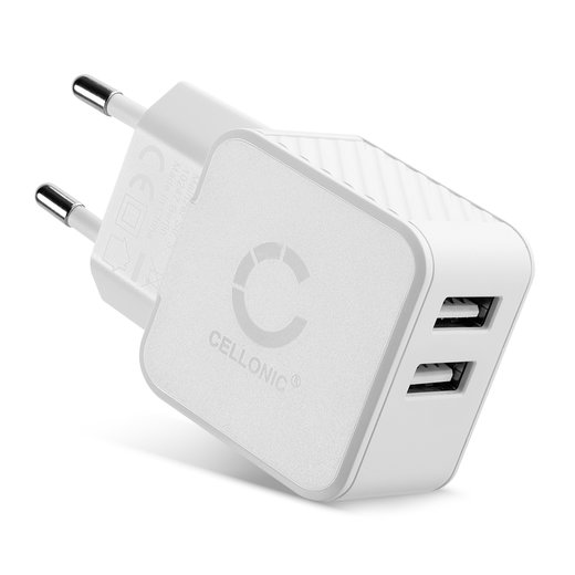 Nopeasti latautuva USB 2 -lokeron laturi: Lataussovitini Phone 15, iPhone 14, Samsung 23, Huaweille, Xiaomille, matkapuhelimelle, älypuhelimelle, tabletille, kaiuttimille, kuulokkeille ja muille - 3.4A 17W