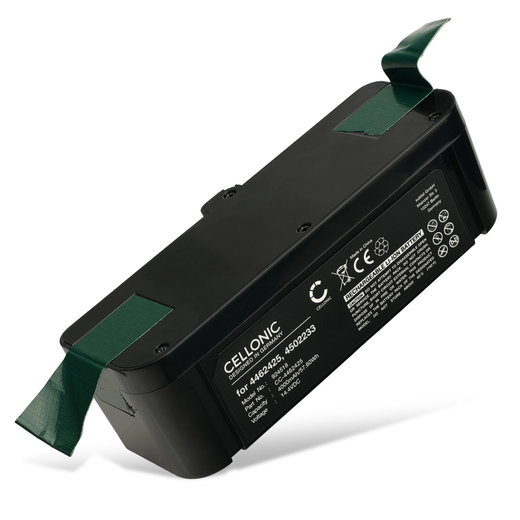 Batería para iRobot Roomba 980, 960, 671, 615, 675, 681, 691, 965 (iRobot 4462425, 4502233, 4376392) (14.4V, 4000mAh) de CELLONIC