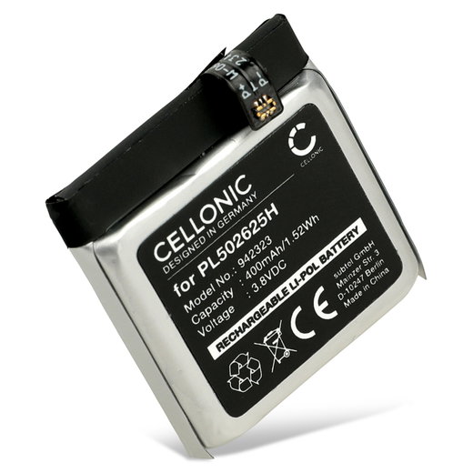 Batteria per Amazfit GTR - 47mm, A19029 - PL502625H (400mAh ) batteria di ricambio