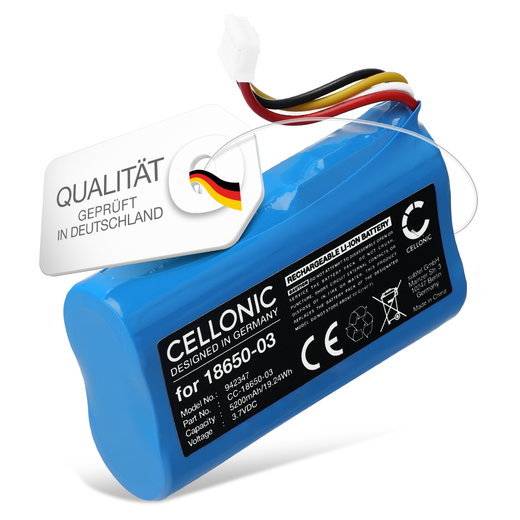 Akku für EZVIZ DB2C - 18650-03 (5200mAh) Ersatzakku
