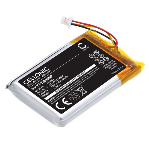 Batteri för HyperX Cloud Orbit S / ASUS ROG Strix Go 2.4 / LucidSound LS35X - FT823456P 1500mAh