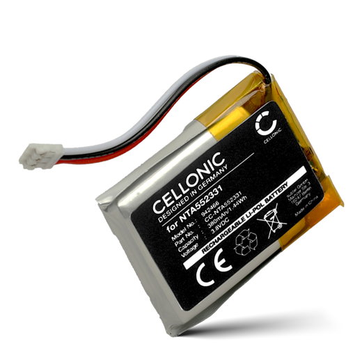 Batteri för Rode Wireless GO II NTA552331 (380mAh, 3.8V) från CELLONIC