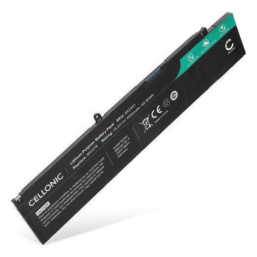 Batterij voor Dell G3 15 3500, G5 15 5500, Dell 266J9, 72WGV, MV07R Laptop - 4000mAh 15.2V 