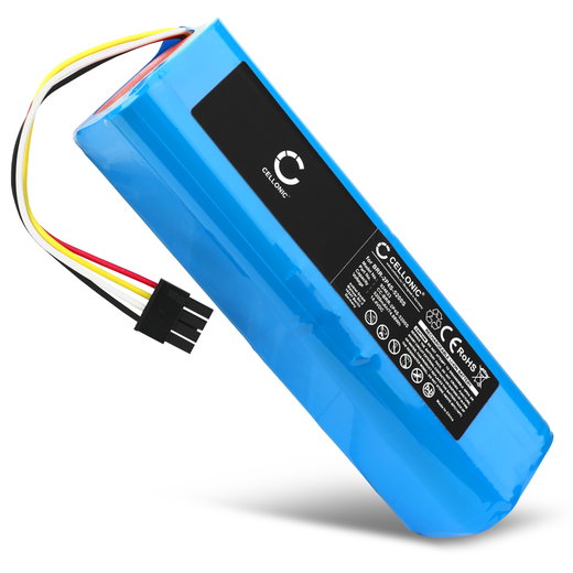 Batteria per Xiaomi Roborock S50, S51, S55, S6, S7 MaxV Plus, S50, Q7 Max Plus, Dreame D9, D10 5200mAh di CELLONIC