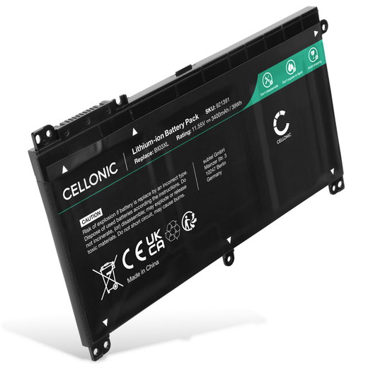 Batterie pour HP Stream 14, Probook X360 11 G1 / G2, Pavilion x360 11, HP ON03XL 11.55V 3400mAh de CELLONIC