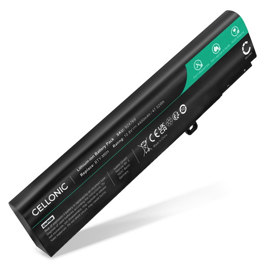 Batteri för MSI GL62 6QF, GL72 6QF, GL62M 7RD, PE60 6QE, GL62 6QD, GE62 6QF, GL72 7RD 10.8V 4400mAh från CELLONIC