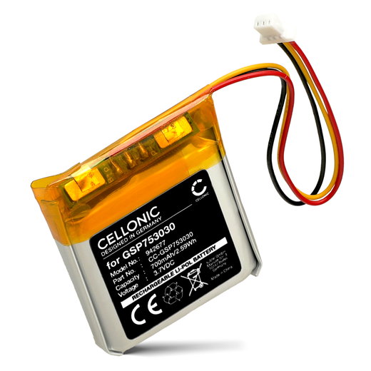 Batteri för JBL Tune 750 GSP753030 (700mAh, 3.7V) från CELLONIC